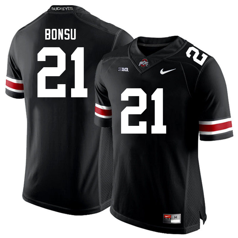 Ohio State Buckeyes #21 Jayden Bonsu College Football Jerseys Stitched Sale-Black